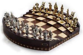 Luxe uitvoering 3D schaakspel van hout