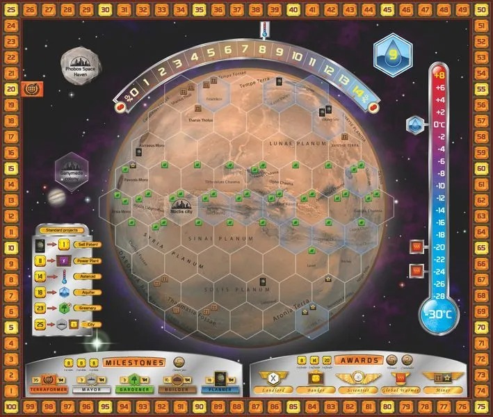 Spelbord Terraforming Mars