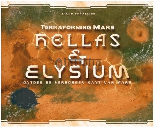Terraforming Mars Hellas & Elysium uitbreiding van Intrafin Games