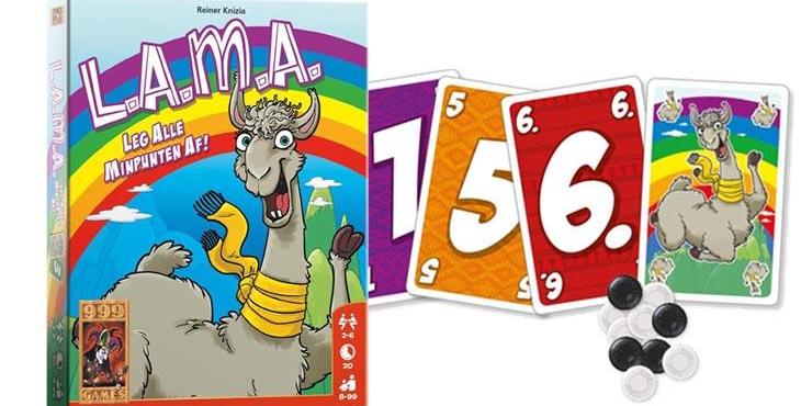 LAMA spelregels 999 Games kaartspel
