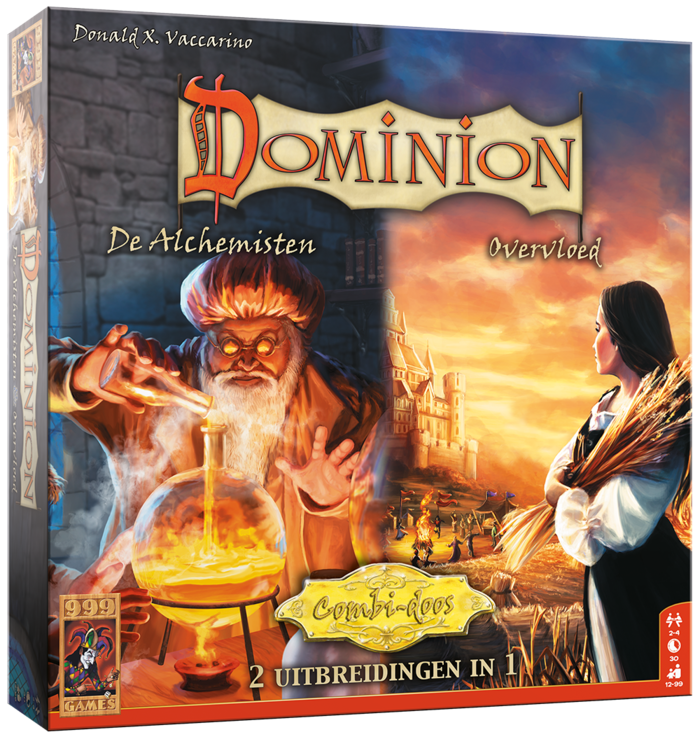 Dominion combi-doos: Alchemisten & Overvloed uitbreidingen van 999 Games