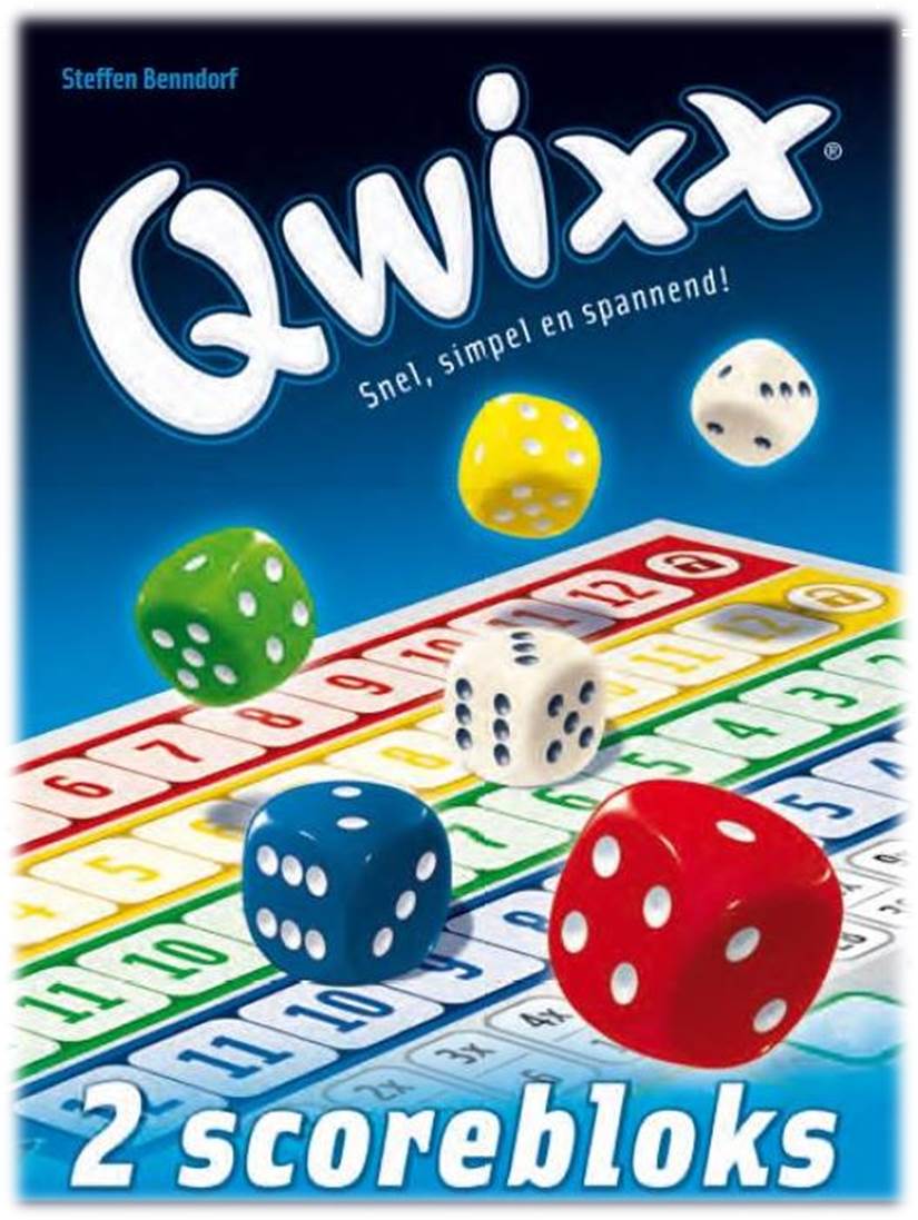 Qwixx Extra scoreblokken