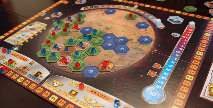 Basisspel Terraforming Mars expertspel van Intrafin Games