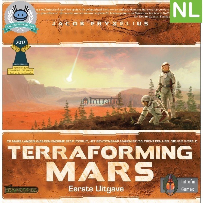 Uitbreidingen Terraforming Mars en Ares Expeditie kaartspel
