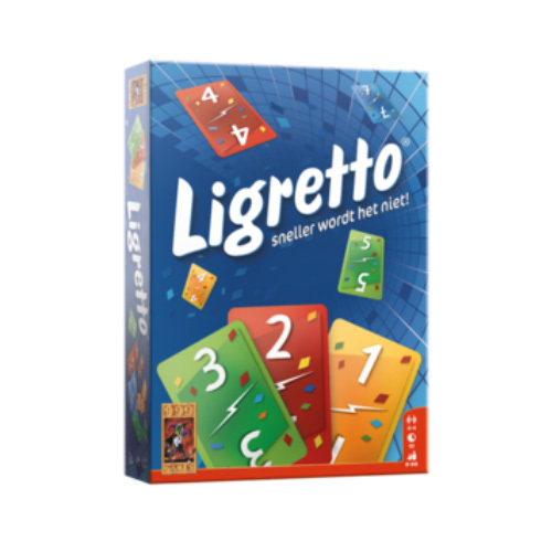 Ligretto kaartspel verkrijgbaar in 3 kleuren